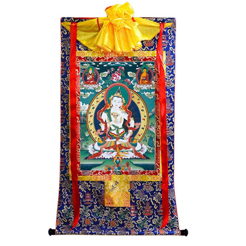 Vajrasatva Image - Tibetan thangka painting, view 9