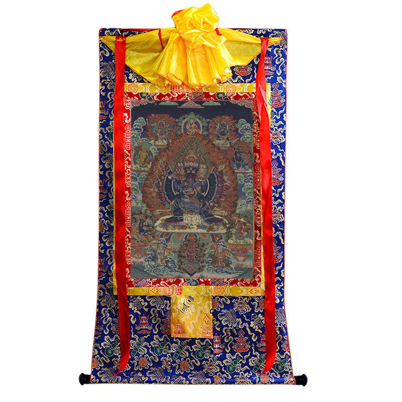 Yamantaka \ Vajrabhairava Image - Tibetan thangka painting, view 9