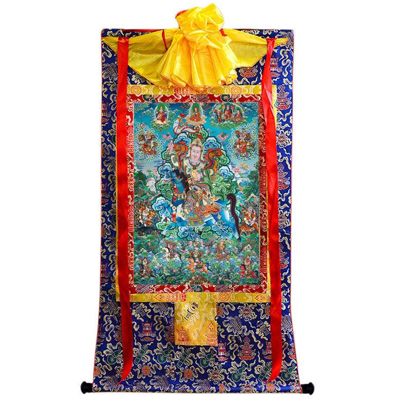 King Gesar Image - Tibetan thangka painting, view 9