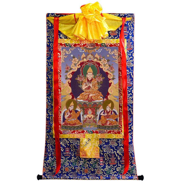 Je Tsongkhapa Image - Tibetan thangka painting, view 9