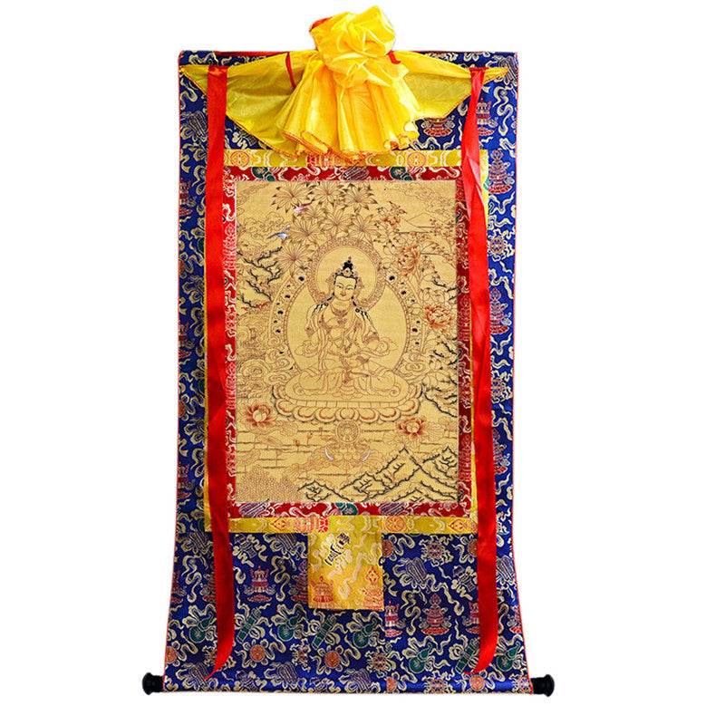Vajrasatva Image - Tibetan thangka painting, view 9