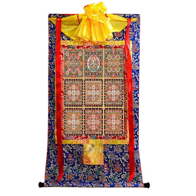 Vajradhatu Mandala Image - Tibetan thangka painting, view 9