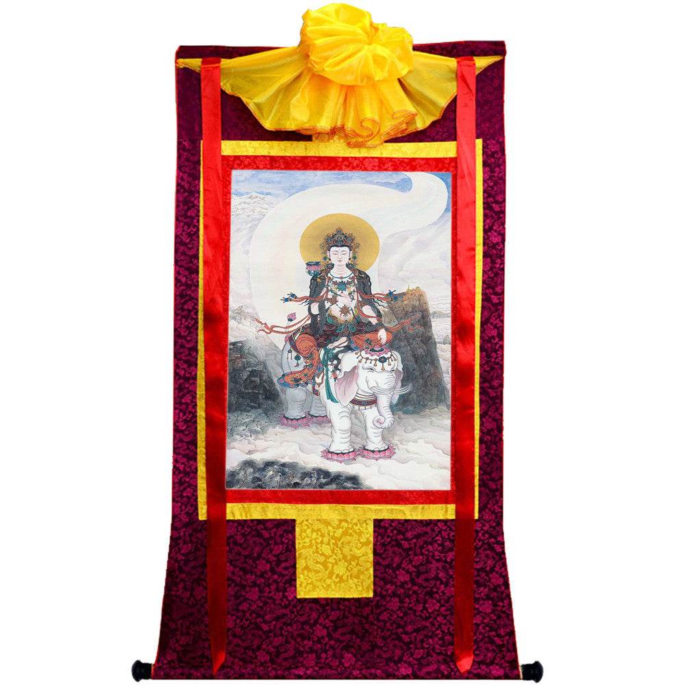 Samantabhadra - Tibetan thangka painting, view 5