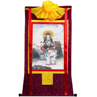 Samantabhadra Image - Tibetan thangka painting, view 10