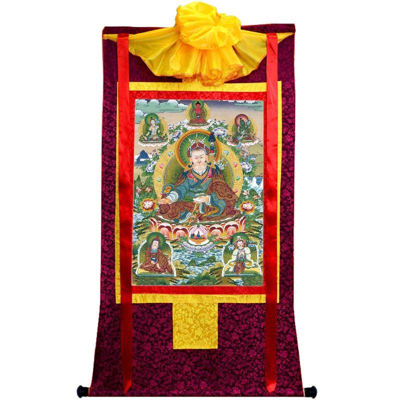 Padmasambhava - Guru Rinpoche - Tibetan thangka painting, view 20