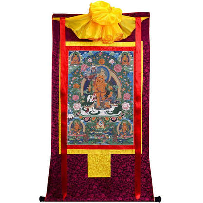 Vaisravana Image - Tibetan thangka painting, view 10