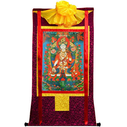 White Tara Image - Tibetan thangka painting, view 10