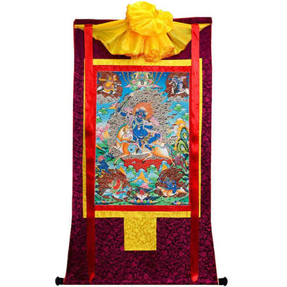 Palden Lhamo / Magzor Gyalmo / Shri Devi Image - Tibetan thangka painting, view 10