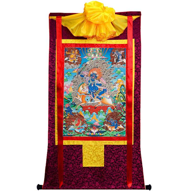Palden Lhamo / Magzor Gyalmo / Shri Devi Image - Tibetan thangka painting, view 10