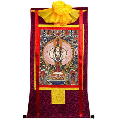 1000 Arms Avalokiteshvara Image - Tibetan thangka painting, view 10