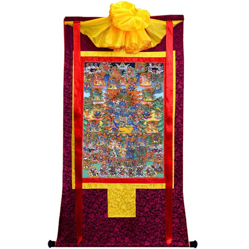 Vajrakilaya Image - Tibetan thangka painting, view 10