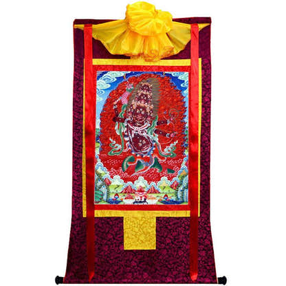 Rahula Image - Tibetan thangka painting, view 10