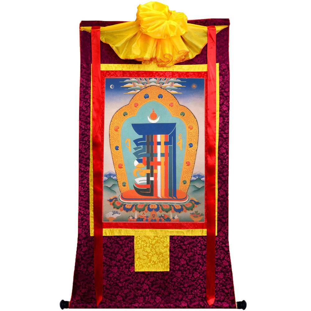Kalacharka - Wheel of Time Image - Tibetan thangka painting, view 10