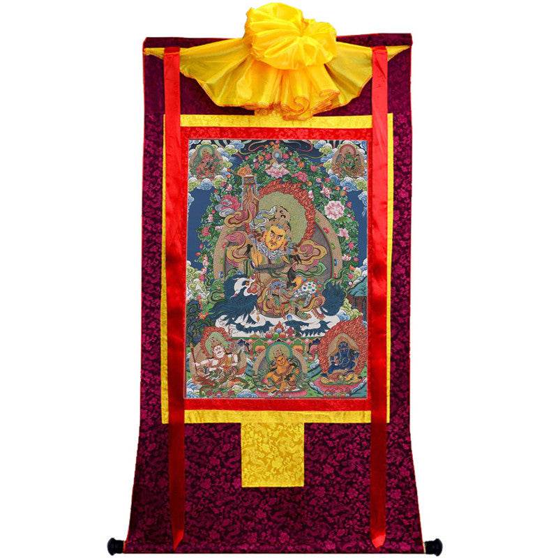 Vaisravana Image - Tibetan thangka painting, view 10