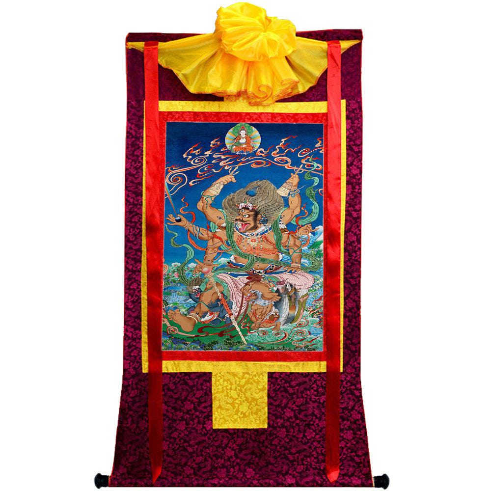 2778-唐卡-HBMT-083玛哈嘎拉-大黑天-240dpi - Tibetan thangka painting, view 5