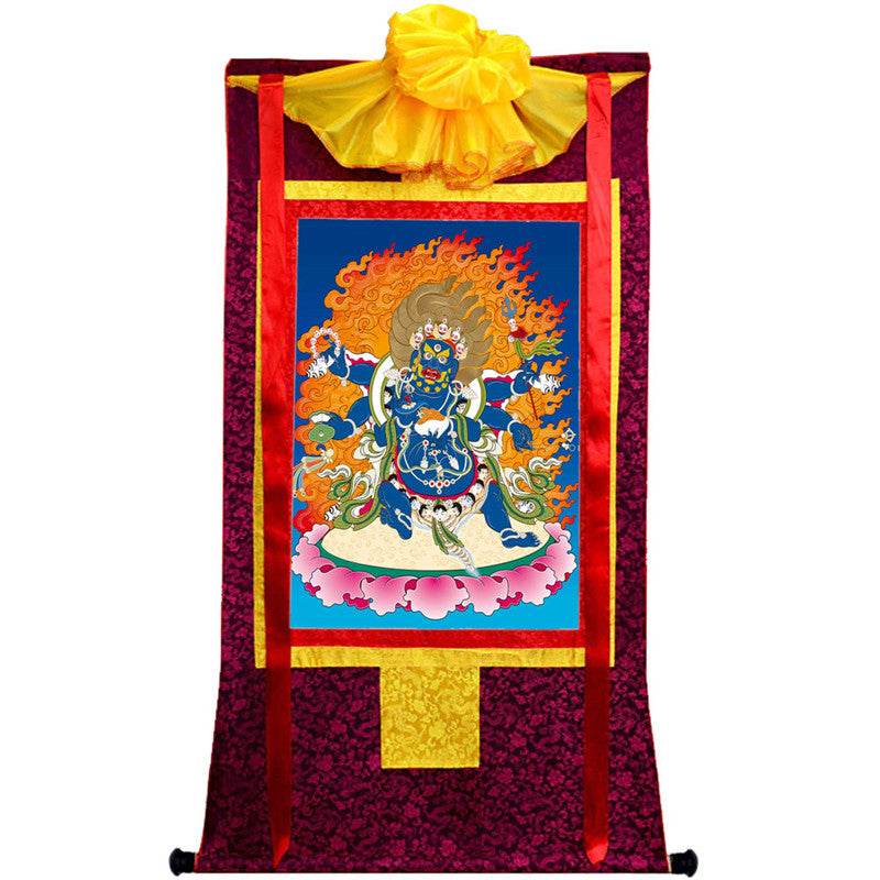Mahakala Image - Tibetan thangka painting, view 10