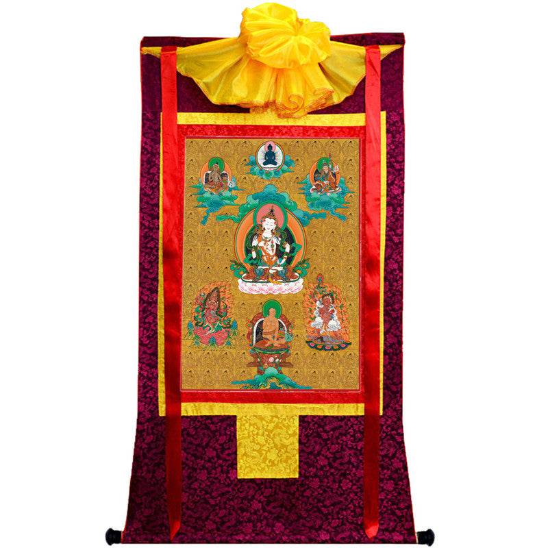 Vajrasatva Image - Tibetan thangka painting, view 10