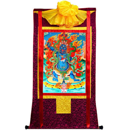 Mahakala Image - Tibetan thangka painting, view 10