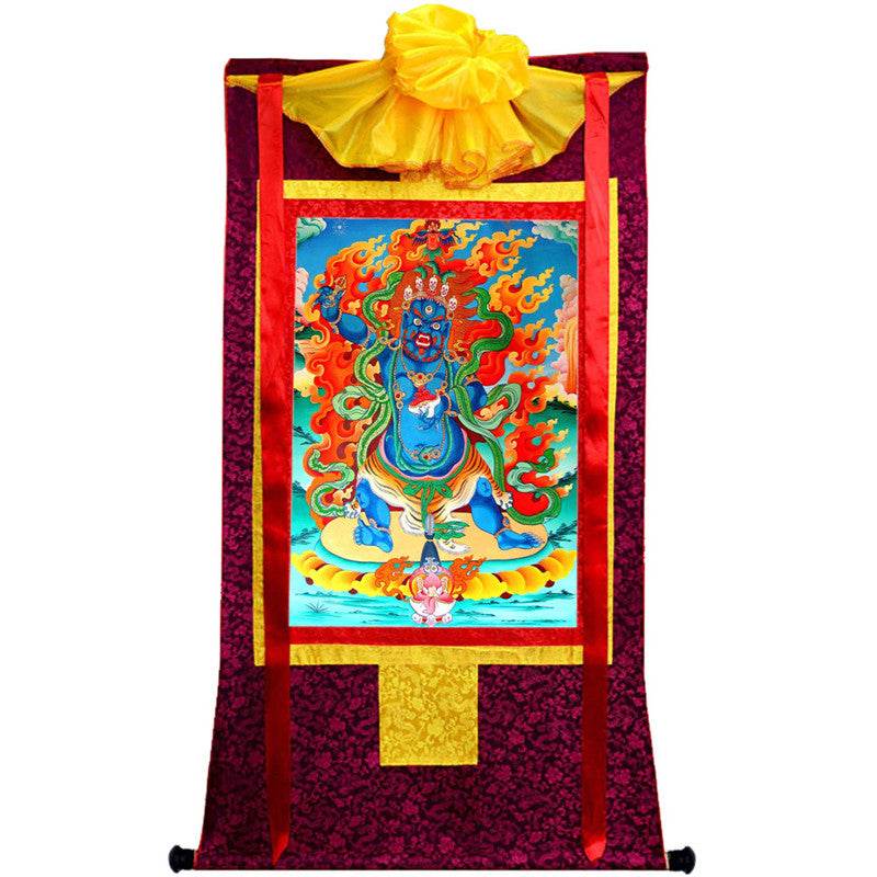 Mahakala Image - Tibetan thangka painting, view 10