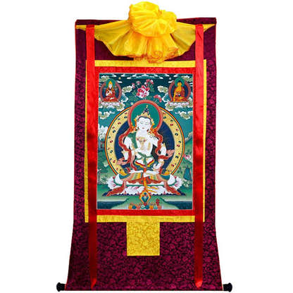 Vajrasatva Image - Tibetan thangka painting, view 10