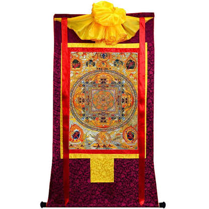 Mandala Image - Tibetan thangka painting, view 10