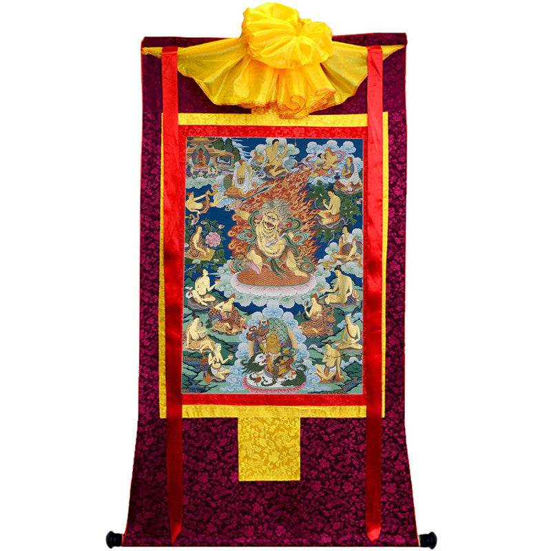 Manjusri Image - Tibetan thangka painting, view 10