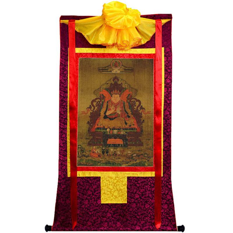 Tenth Shamarpa,Mipam Chodrup Gyatso Image - Tibetan thangka painting, view 10
