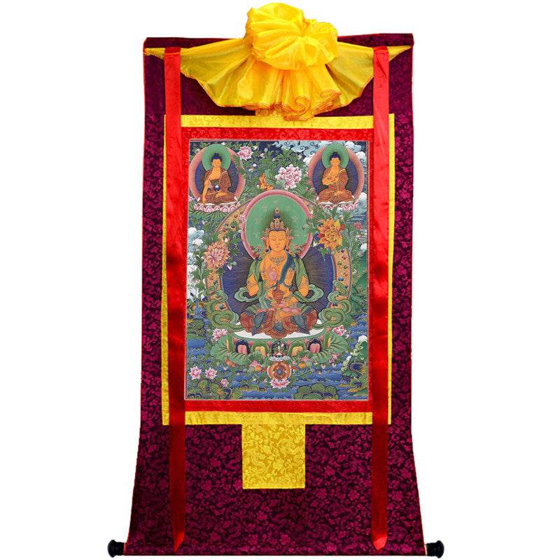 Avalokitesvara Image - Tibetan thangka painting, view 10