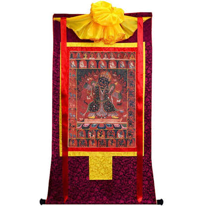 Mahakala Image - Tibetan thangka painting, view 10