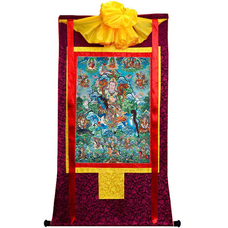 King Gesar Image - Tibetan thangka painting, view 10
