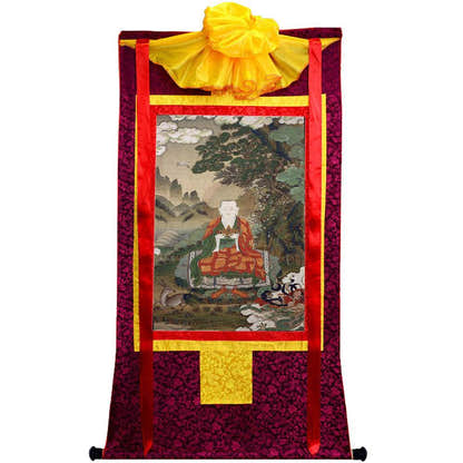Amitabha Buddha - Tibetan thangka painting, view 5