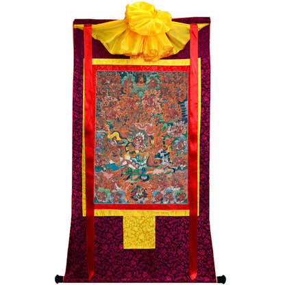 Begtse Chen \ Chamsing Image - Tibetan thangka painting, view 10