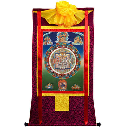 Kalacakravajra Mandala Image - Tibetan thangka painting, view 10