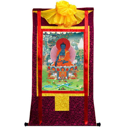 Acala / Akshobhya - Tibetan thangka painting, view 5