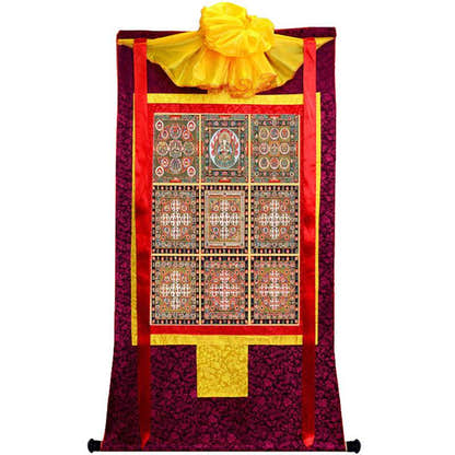 Vajradhatu Mandala Image - Tibetan thangka painting, view 10