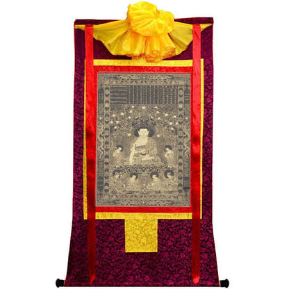 Vipasyina Buddha Image - Tibetan thangka painting, view 10