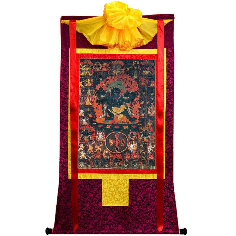 58 Wrathful Deities of Bardo Thodol Image - Tibetan thangka painting, view 10