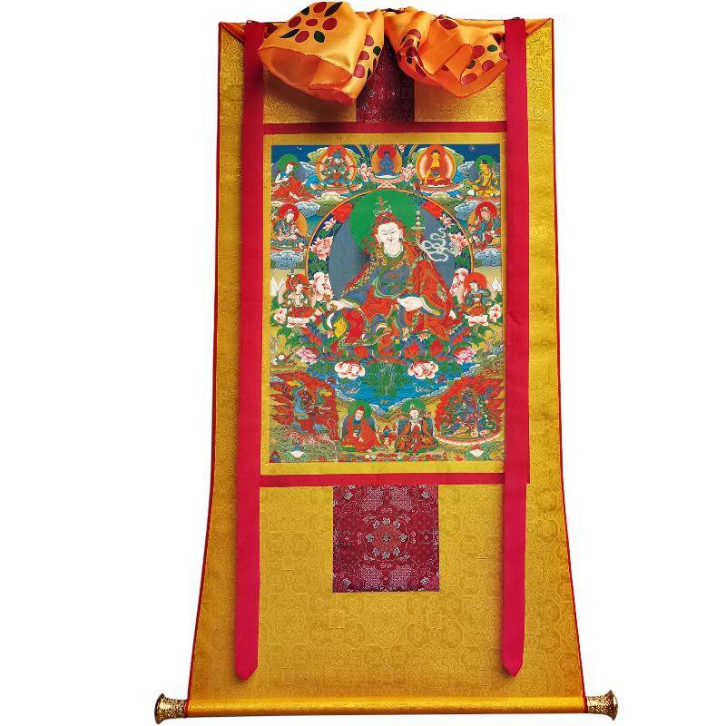 Eight Manifestations of Guru Rinpoche - Padmasambhava - Tibetan thangka painting, view 6