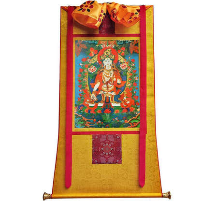 White Tara Image - Tibetan thangka painting, view 11