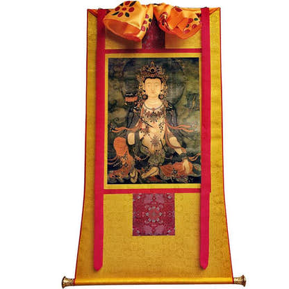Samantabhadra Image - Tibetan thangka painting, view 11