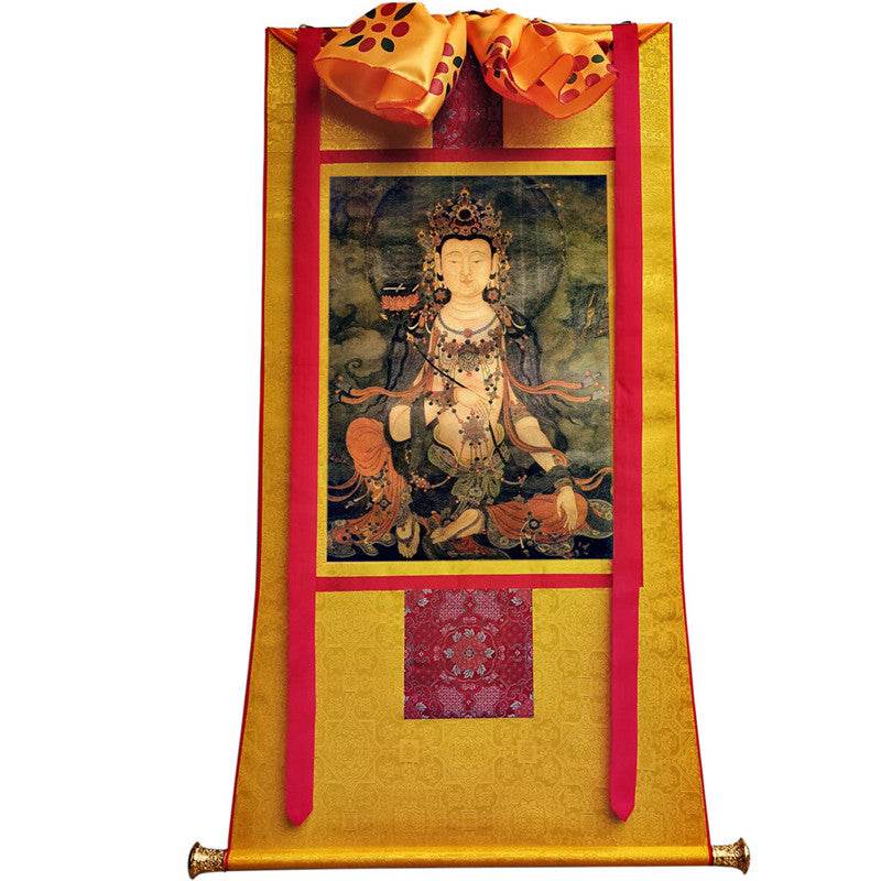 Samantabhadra Image - Tibetan thangka painting, view 11