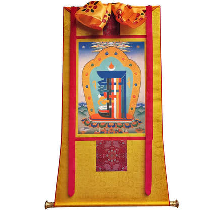 The design of Gathering Ten Powerful Elements - Tibetan thangka painting, view 6