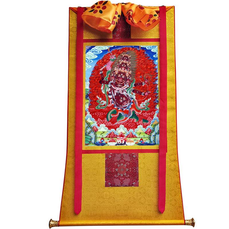 Rahula Image - Tibetan thangka painting, view 11