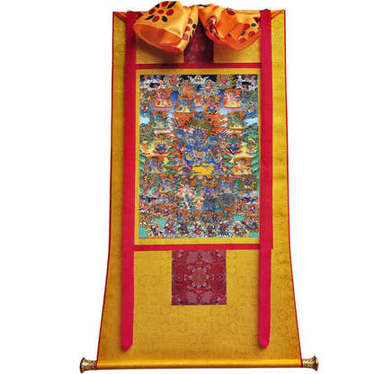 Vajrakilaya Image - Tibetan thangka painting, view 11