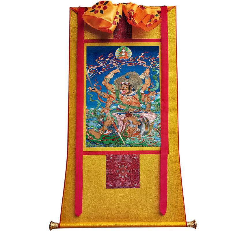Mahakala Image - Tibetan thangka painting, view 11