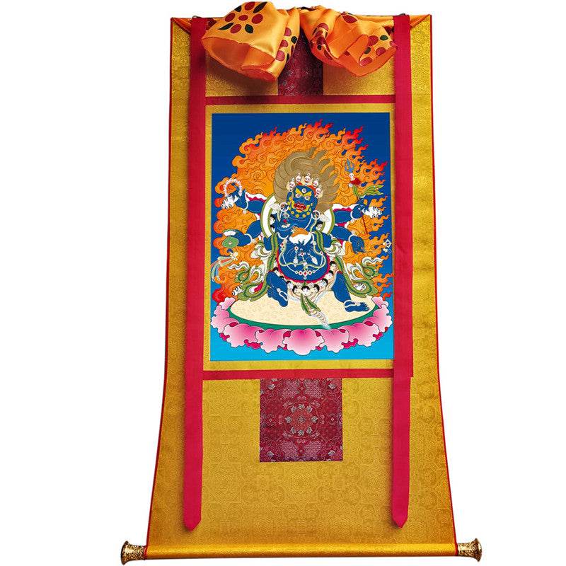 Mahakala Image - Tibetan thangka painting, view 11