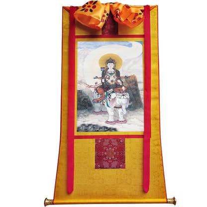 Samantabhadra - Tibetan thangka painting, view 6