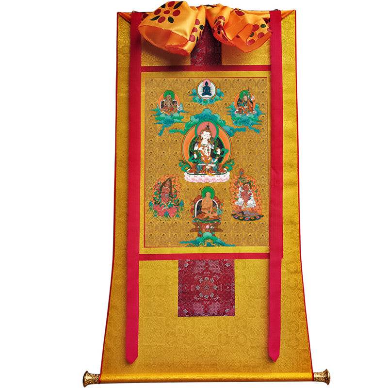 Vajrasatva Image - Tibetan thangka painting, view 11