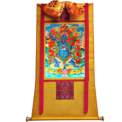 Mahakala Image - Tibetan thangka painting, view 11