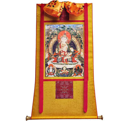 Vajrasatva Image - Tibetan thangka painting, view 11